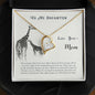 Forever Love Necklace To my daughter-Never forget that I love