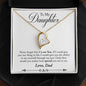 Forever Love Necklace Father to daughter