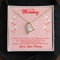 Forever Love Necklace Mommy to be-To my mommy-I can hear you