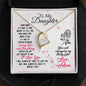 Forever Love Necklace To Daughter Loving and Breathing