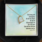 Forever Love Necklace the Lord your god will be with you