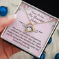 Forever Love Necklace Happy Birthday To my Beautiful Sister