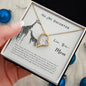 Forever Love Necklace To my daughter-Never forget that I love