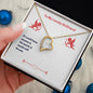 Forever Love Necklace To My Lovely Girlfriend Valentine