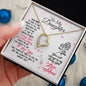 Forever Love Necklace To Daughter Loving and Breathing