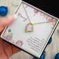 Forever Love Necklace Mommy to be - Snuggled in Your tummy