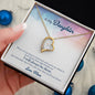 Forever Love Necklace To My Daughter When-it’s-too-hard