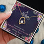 Forever Love Necklace A Mother is someone you laugh with, dream with, and love with all your heart.