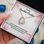 Forever Love Necklace, Happy Birthday My Beautiful Daughter may you find great joy and success