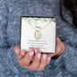 Forever Love Necklace, Eucalyptus Bridesmaid