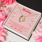 Forever Love Necklace Mommy to be-To my mommy-I can hear you