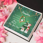 Forever Love Necklace Merry Christmas to my Daughter2
