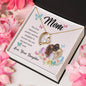 Forever Love Necklace Mom, The love between a mother and her daughter is forever