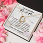 Forever Love Necklace To my Beautiful Mom Love your Daughter