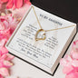 Forever Love Necklace To my daughter-wherever your journey in life