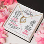 Forever Love Necklace To Daughter Loving and Breathing