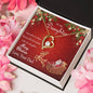 Forever Love Necklace Merry Christmas to my Daughter3