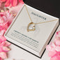 Forever Love Necklace To my daughter-A mother_s treasure