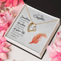Forever Love Necklace To my daughter-Sometimes the smallest step - new