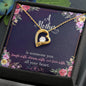 Forever Love Necklace A Mother is someone you laugh with, dream with, and love with all your heart.
