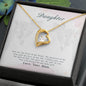 Forever Love Necklace To my daughter-You are the beat of