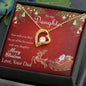 Forever Love Necklace Merry Christmas to my Daughter3