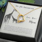 Forever Love Necklace To my daughter-Never forget that I love