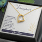 Forever Love Necklace To My Daughter Sometimes