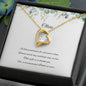 Forever Love Necklace, Eucalyptus Bridesmaid