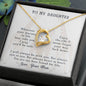 Forever Love Necklace To my daughter-wherever your journey in life