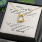 Forever Love Necklace To My Daughter-From Mom