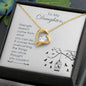 Forever Love Necklace To my daughter-Strength  doesn_t come