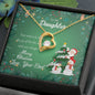 Forever Love Necklace Merry Christmas to my Daughter2