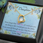 Forever Love Necklace Daughter Love Dad Never Forget