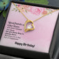 Forever Love Necklace Happy Birthday good friend