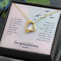 Forever Love Necklace Congratulations  Soar Above the rest - Graduation