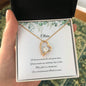 Forever Love Necklace, Eucalyptus Bridesmaid