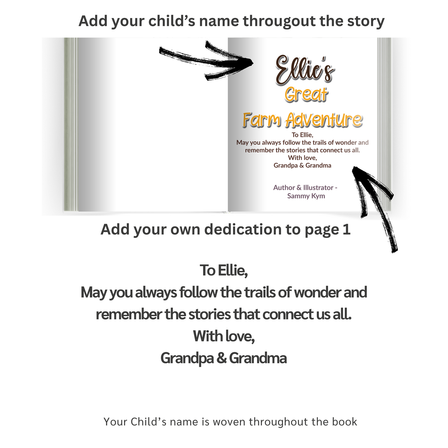 Personalized Farm Adventure Hardcover Book – The Great Farm Adventure – Custom Story for Kids