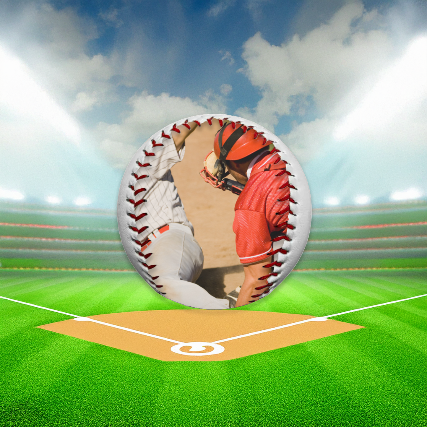 Personalised Baseball, Hustle, Hit and Steal it's how we Seal the Deal!