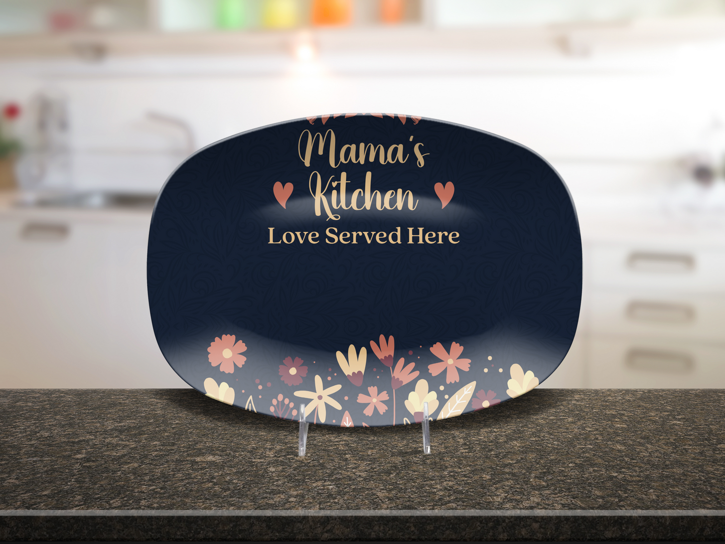 BBQ Platter Mama's Kitchen 10"x14" Platter