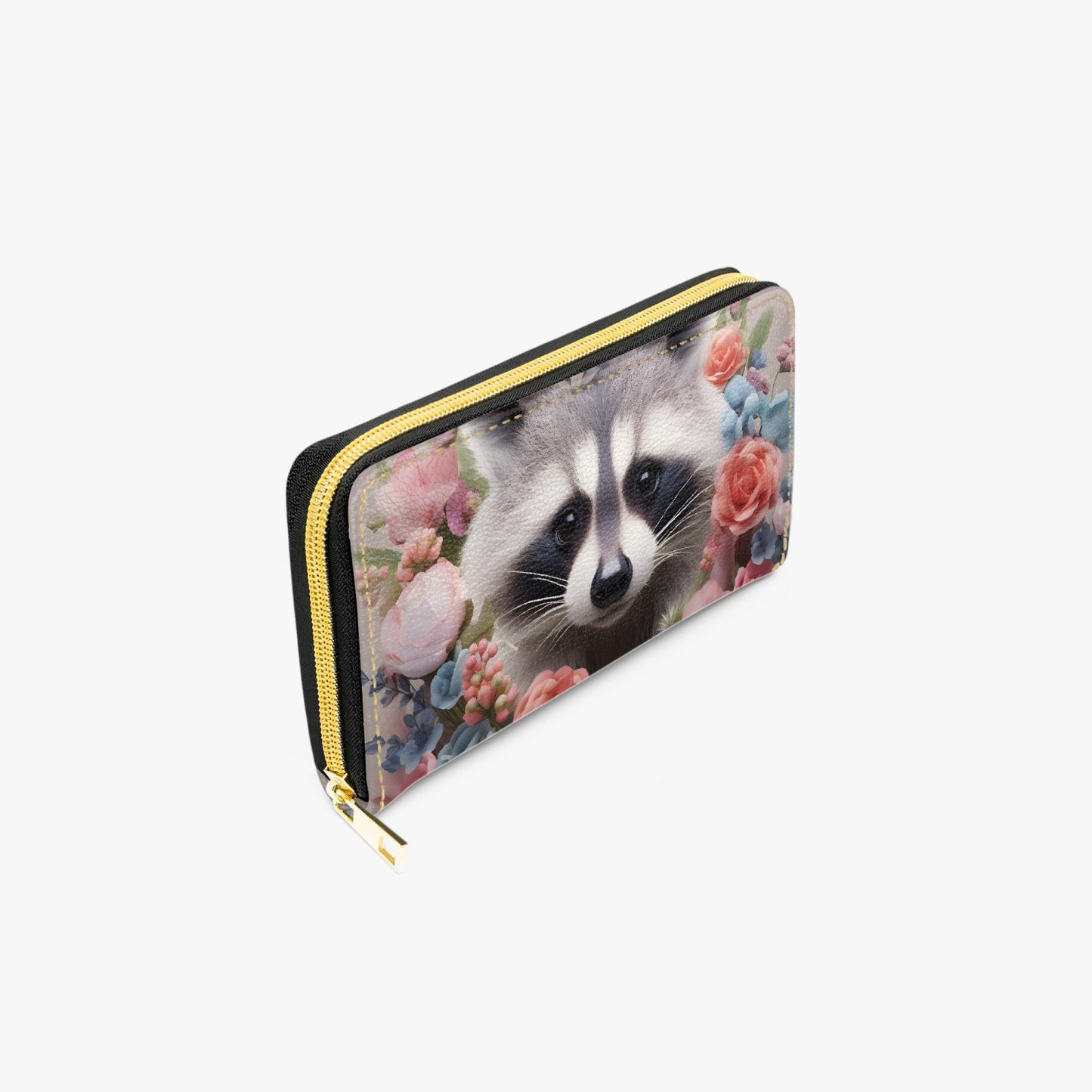 Long Type Zipper Purse - Racoon