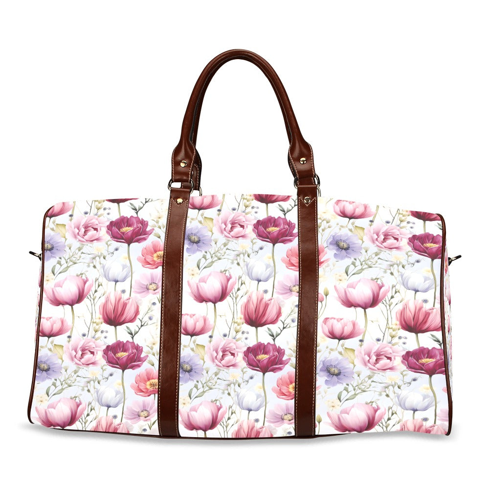 Wildflowers Waterproof Travel Bag/Small (Model 1639)