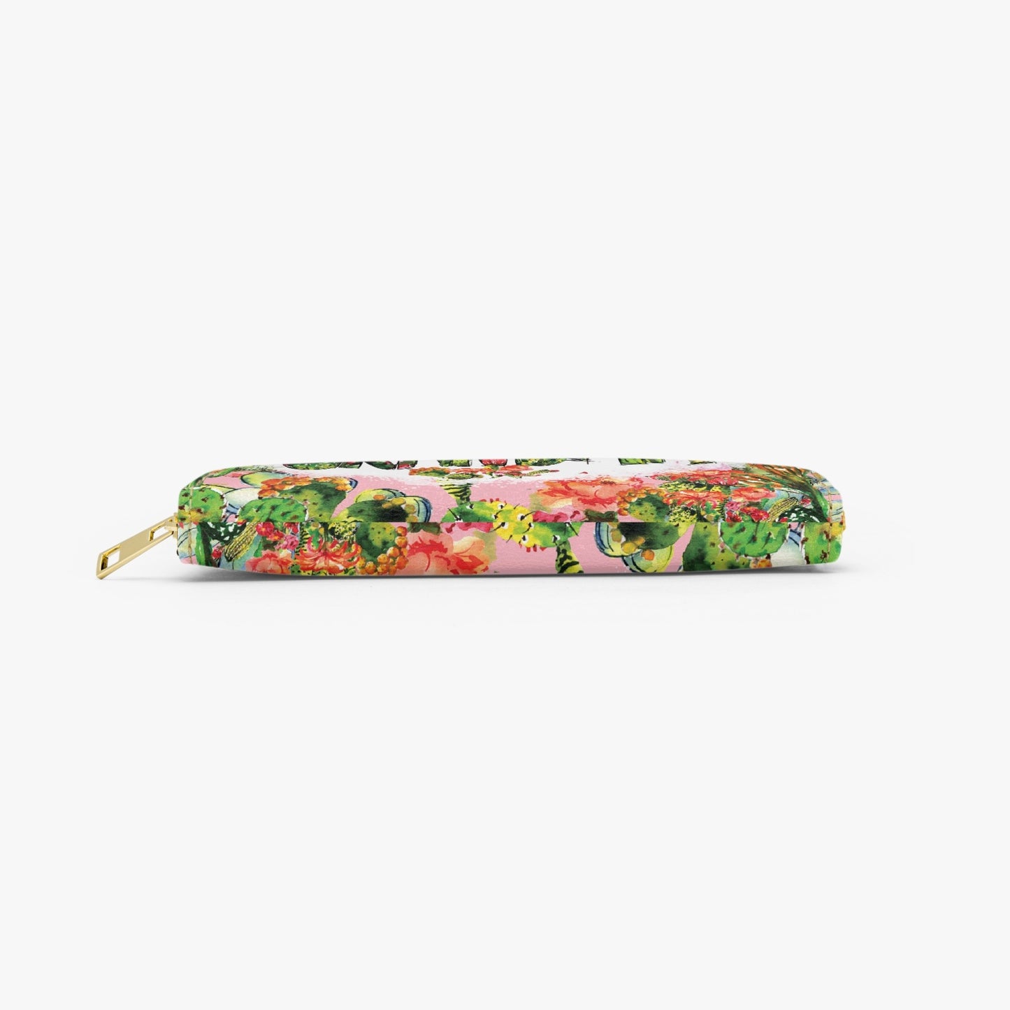 Long Type Zipper Purse - Tropical Floral, Grandma