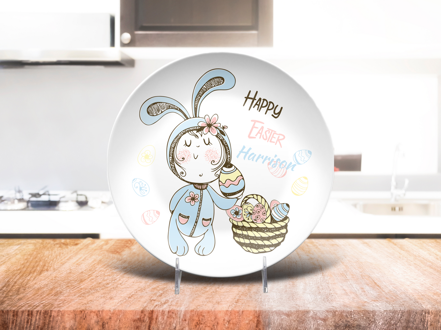 Whimsical Easter Personalised Plate