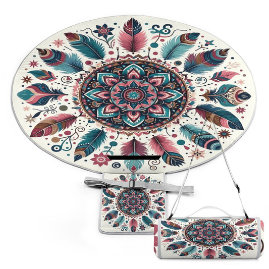 Round Picnic Mat Round outdoor picnic mat