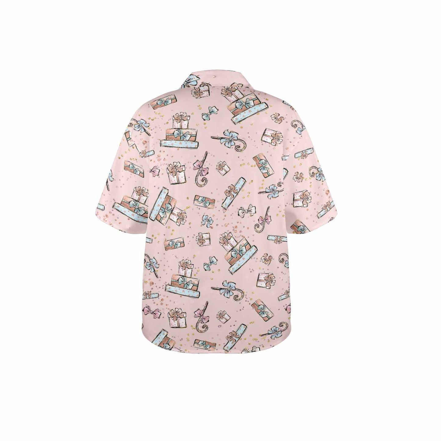 Pink Christmas  Women's Hawaiian Shirt