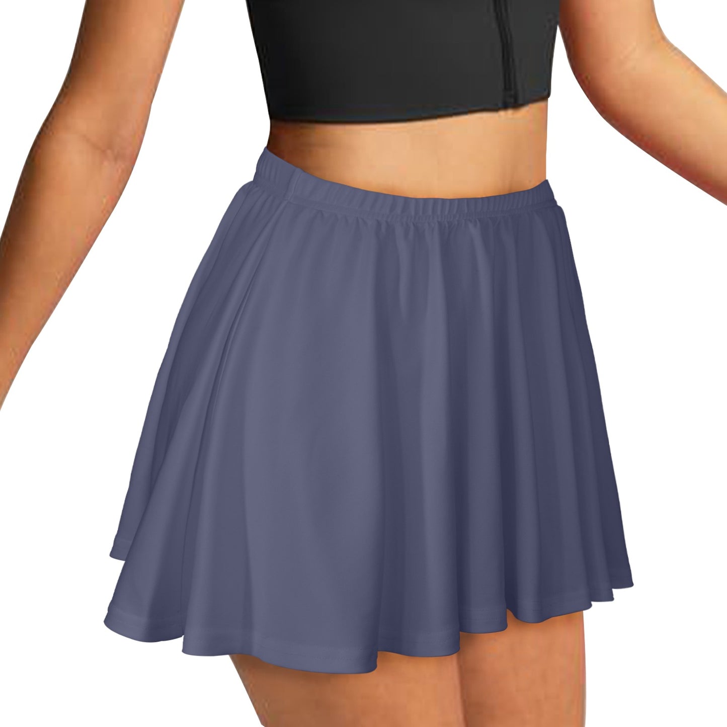 Martinique Skater Skirt All Over Print Skater Skirt (Model D69)