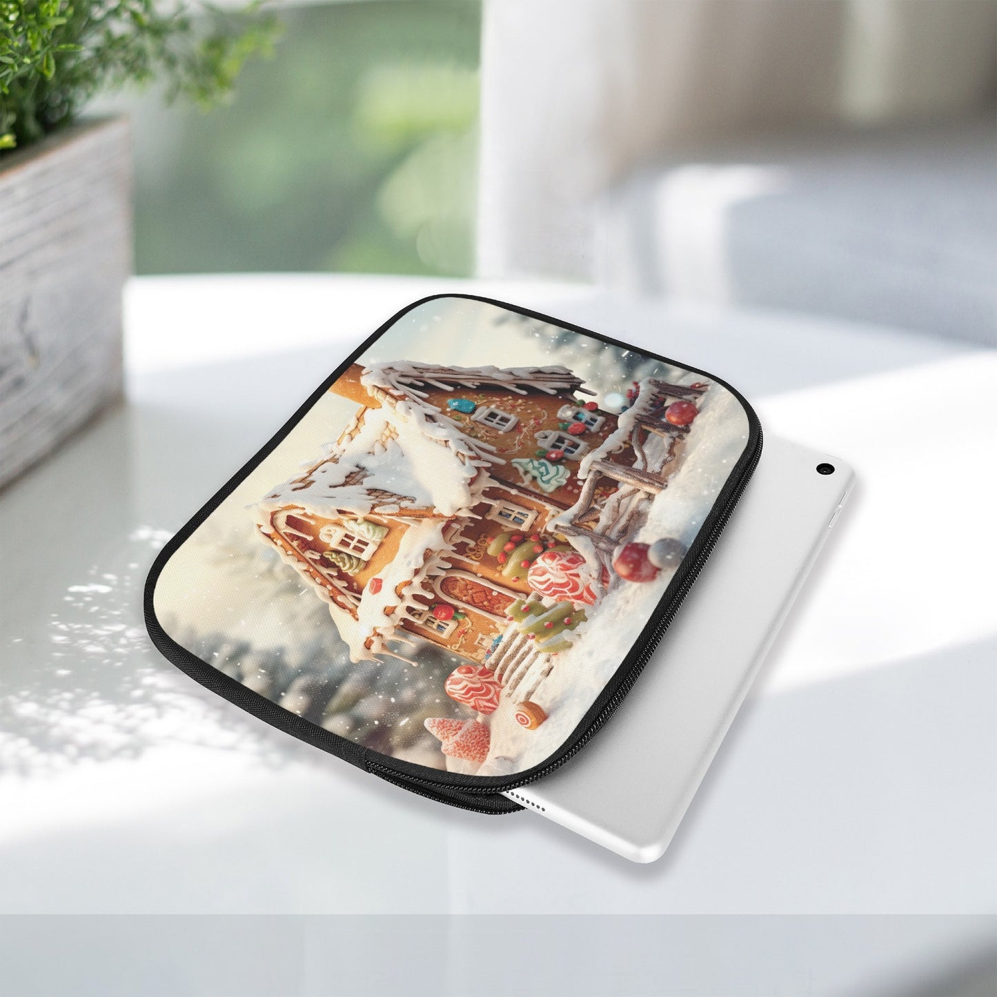 Tablet Sleeve - Christmas, Gingerbread House, awd-615