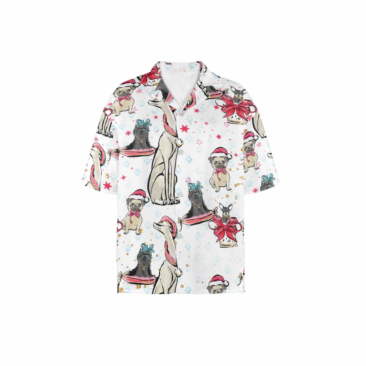 Dog Christmas  Women's Hawaiian Shirt