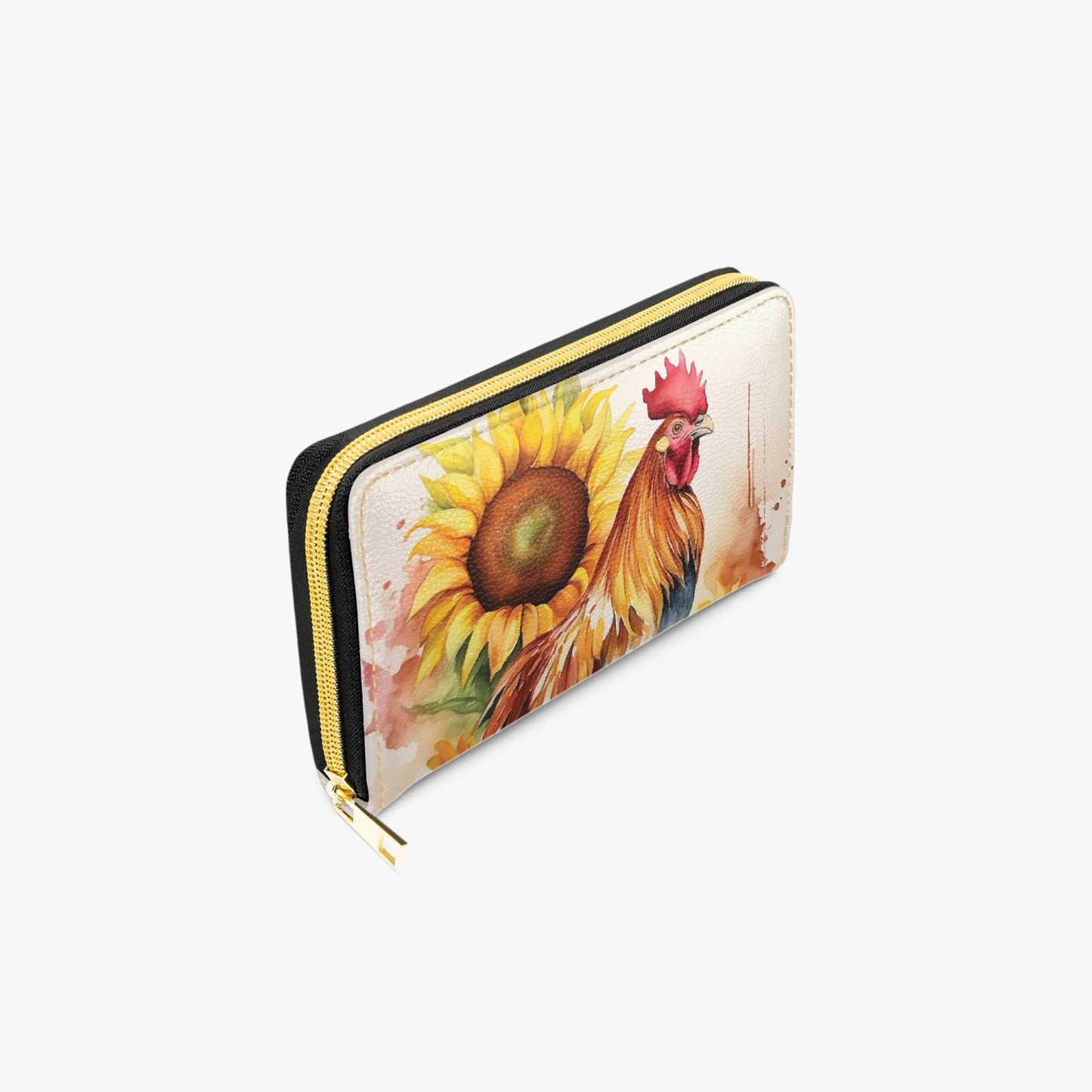 Long Type Zipper Purse - Chicken/Rooster